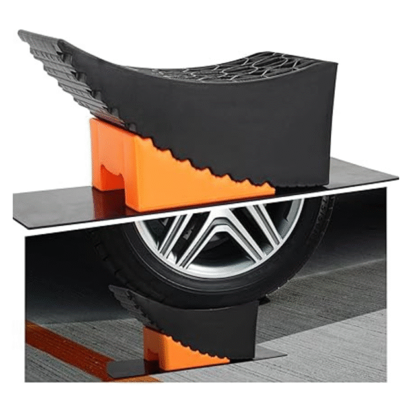 Raised Tire Change Ramp,Large RV Camper Levelers with 6" Lift