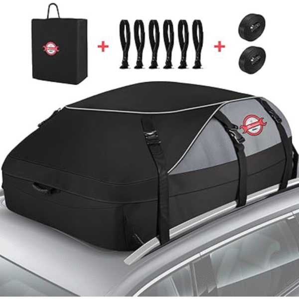 Rooftop Cargo Carrier, 20 Cubic Feet Waterproof Vehicle Soft