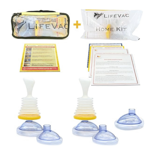 LifeVac Home & Yellow Travel Combo Kit