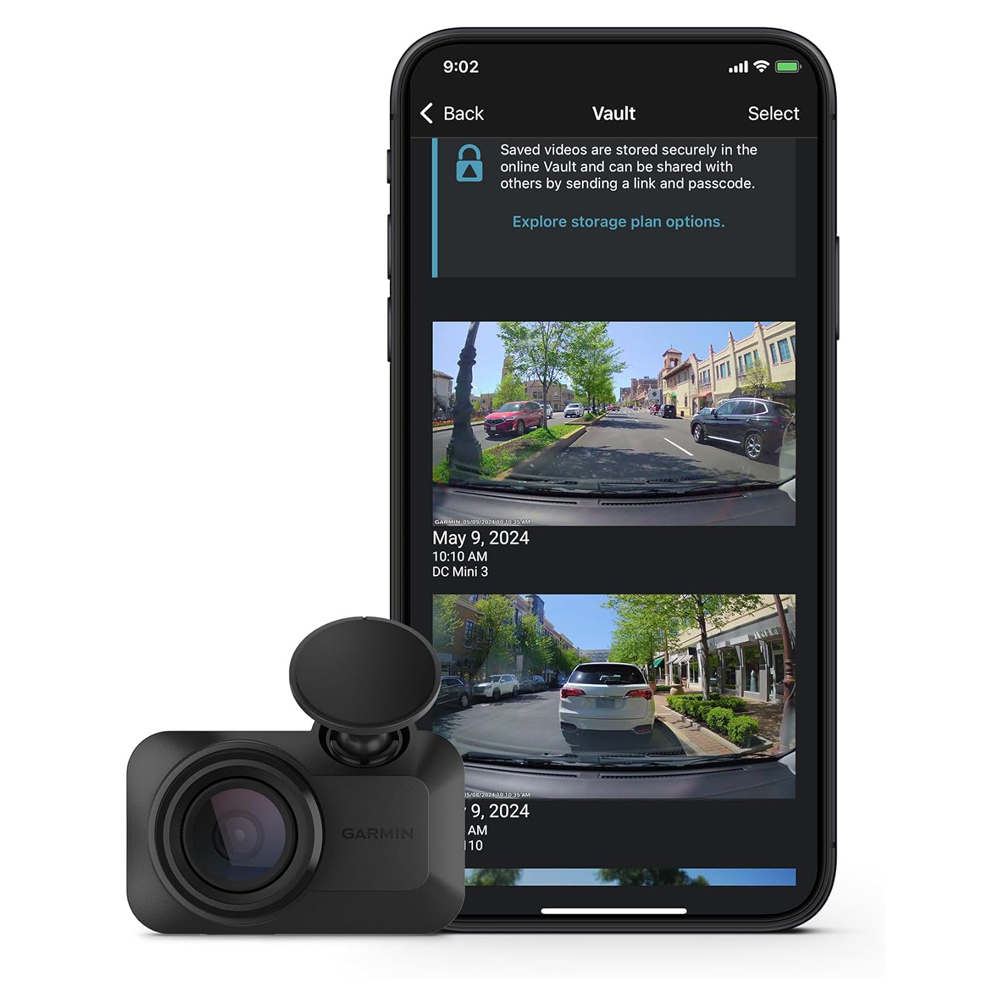 71JA8bmxxQL._AC_SL1500_ Garmin Dash Cam™ Mini 3, Ultracompact 1080p HD Dash Cam - Image 1