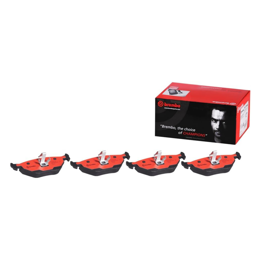 Untitled design - 2026-05-20T031842.542 Brembo P06025N Premium Ceramic Rear Disc Brake Pad Set - Image 1