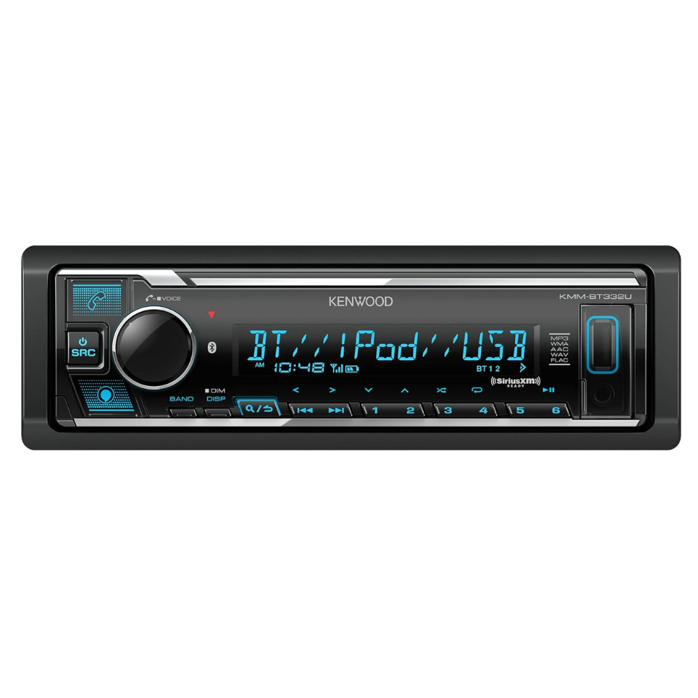 Untitled design - 2026-05-20T050112.326 Kenwood KMM-BT332U Bluetooth Single DIN Car Stereo - Image 1
